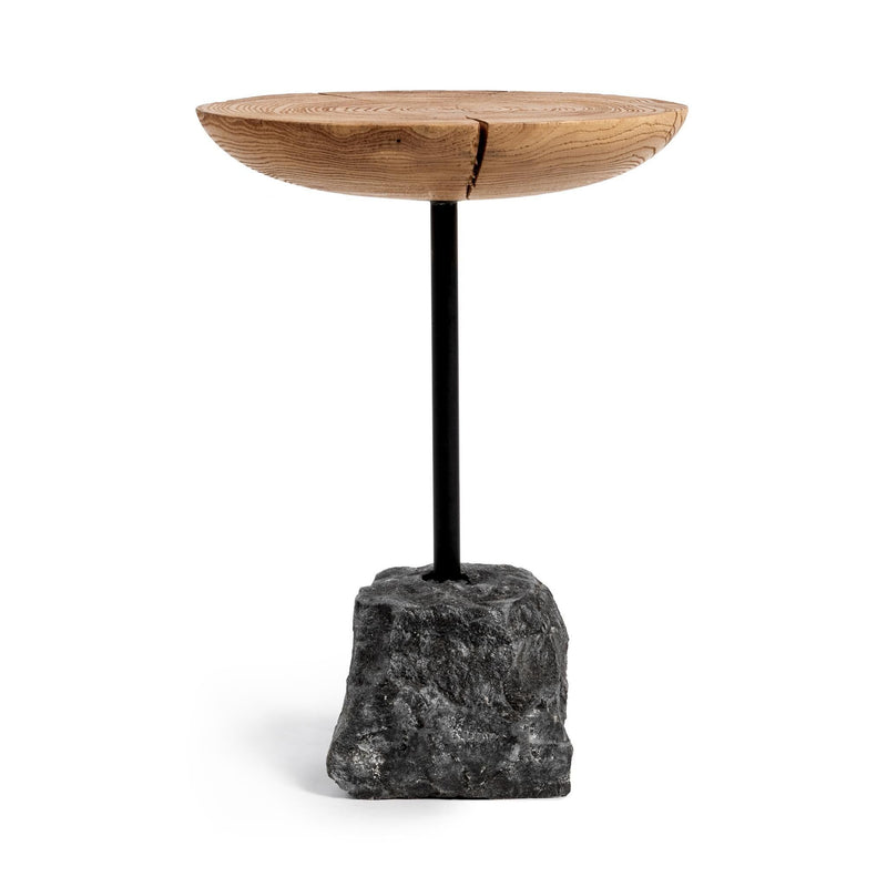 Linden - End Table - Natural / Black