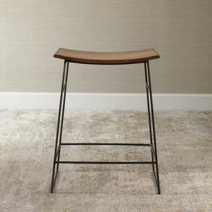 Thura - Counter Stool - Walnut