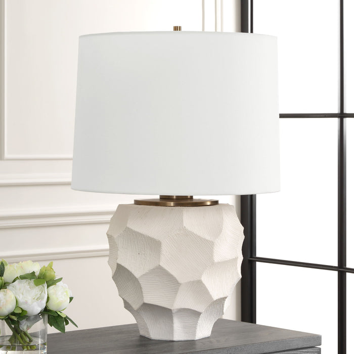 On Edge - Chalk White Table Lamp