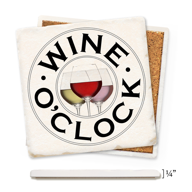 Coaster - Wine O'Clock