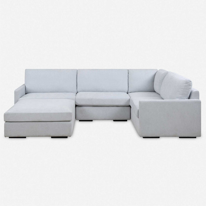Refuge - Armless Cloud Blue Sofa