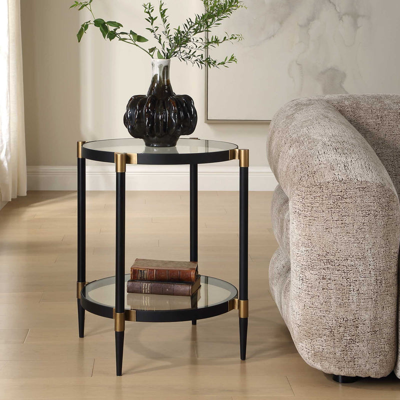 Chadid - Round Glass Table