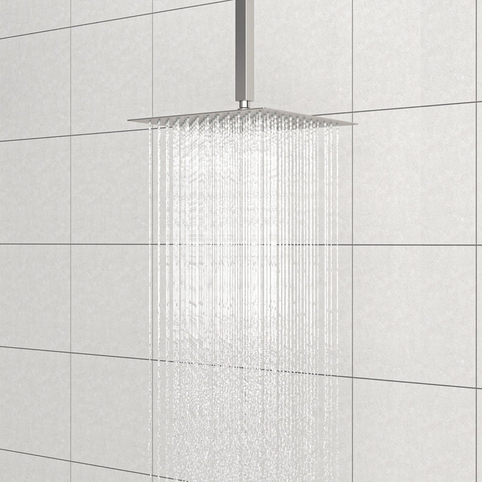 Premium 8" Ceiling Mounted Shower Arm With Flange