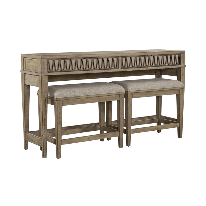 Devonshire - 3 Piece Console Set - Weathered Sandstone