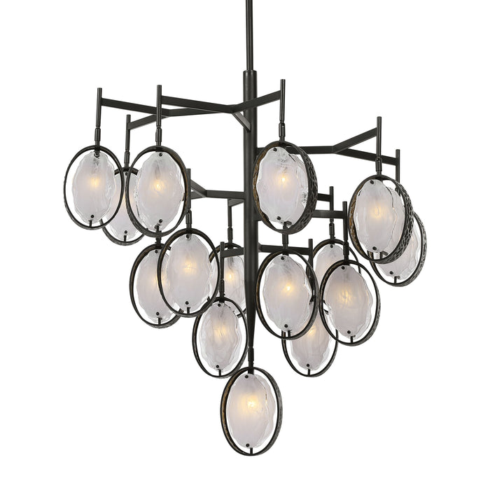 Maxin - 15 Light Large Chandelier - Bronze