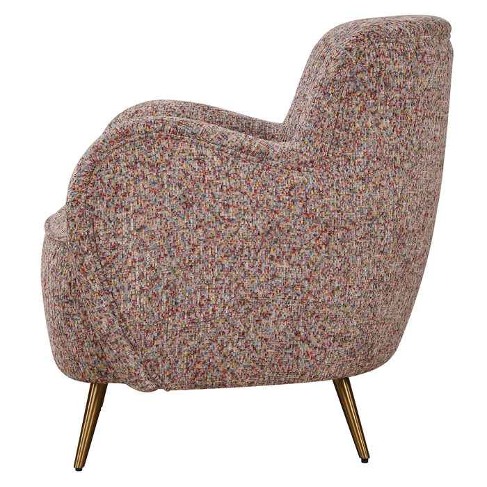 Gemstone - Toned Accent Chair - Confetti