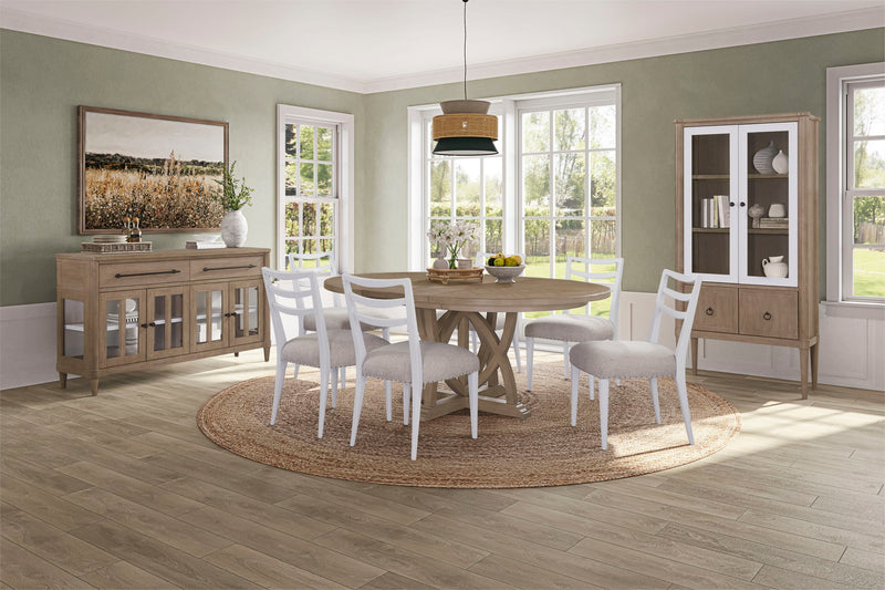 Citrus Heights - Round Table With Leaf - Sand