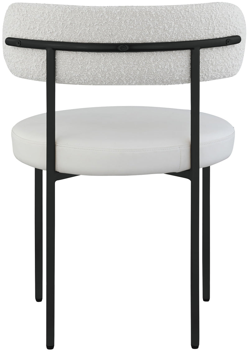 Beacon - Faux Leather Dining Chair With Black Legs (Set of 2)