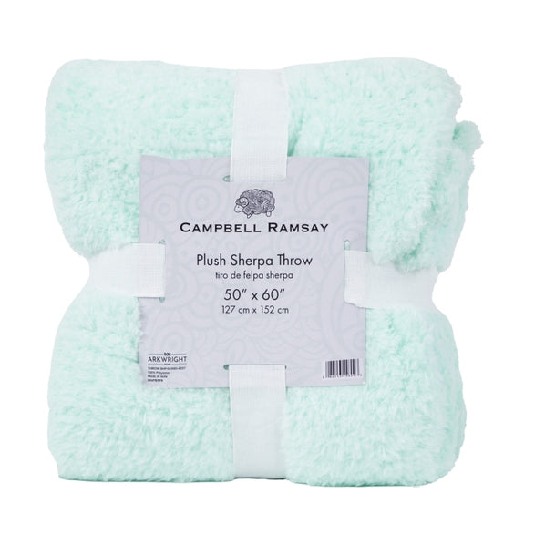 Plush Sherpa Throw Blanket | 50x60