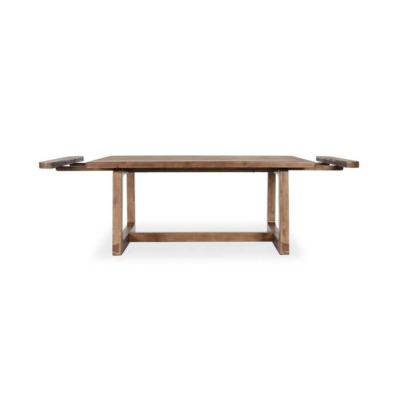 Lyra - Dining Table With Extensions - Smoke Brown