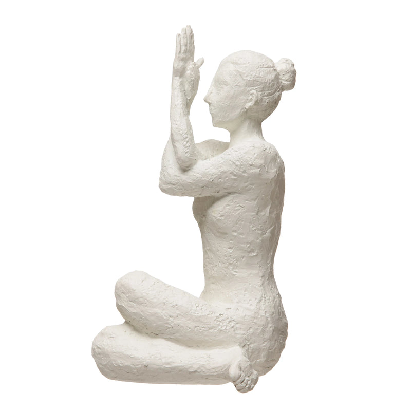 Resin Yoga Figure | Volcano Finish