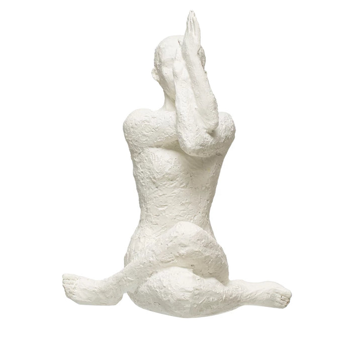 Resin Yoga Figure | Volcano Finish