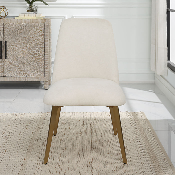 Vantage - Fabric Dining Chair - Off White