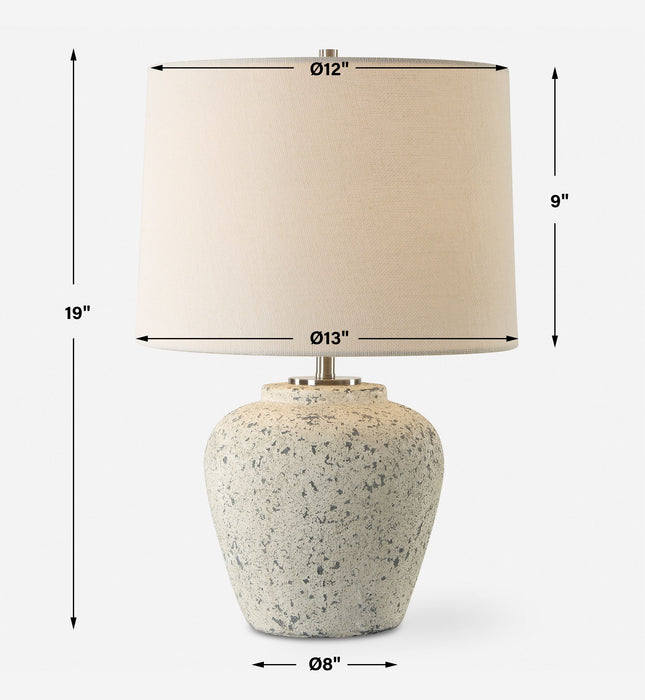 Rupture - Aged Ivory Table Lamp