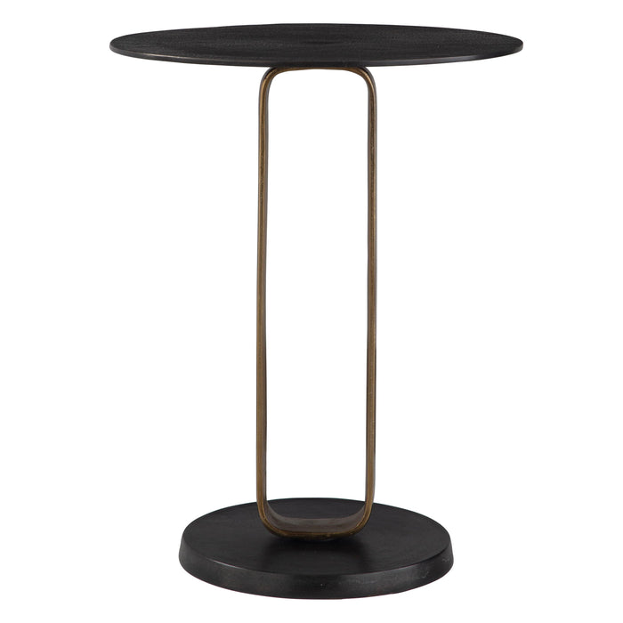 Aperture - Accent Table - Brass