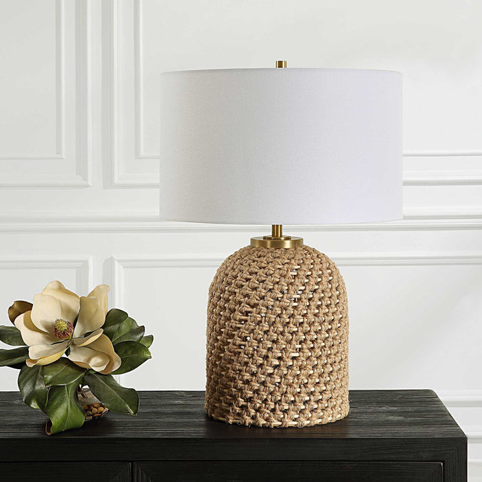 Kendari - Rope & Rattan Table Lamp