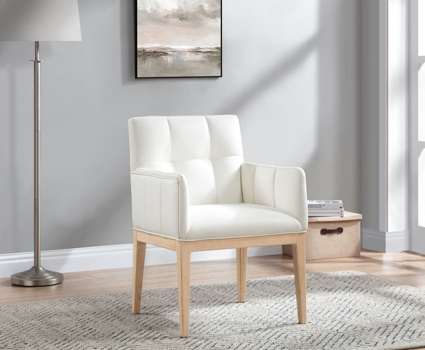 Adrian - Dining Arm Chair (Set of 2) - Light Brown Legs