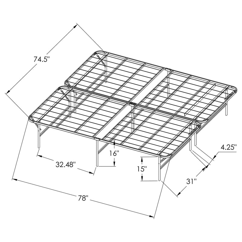 Andell - Mattress Support Platform Bed