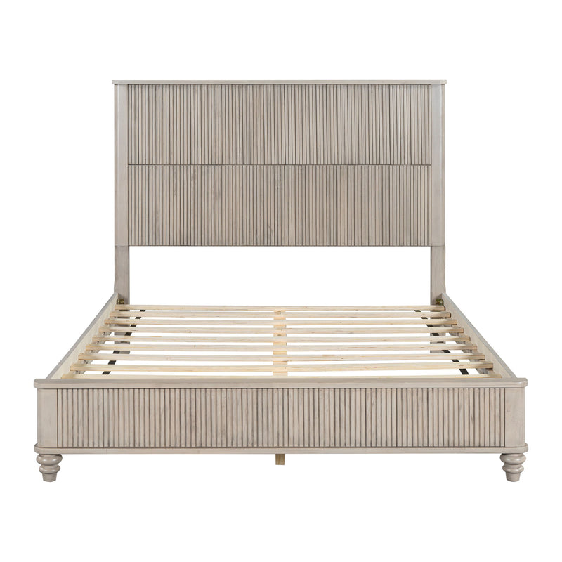 Platform Bed Frame & Tall Headboard