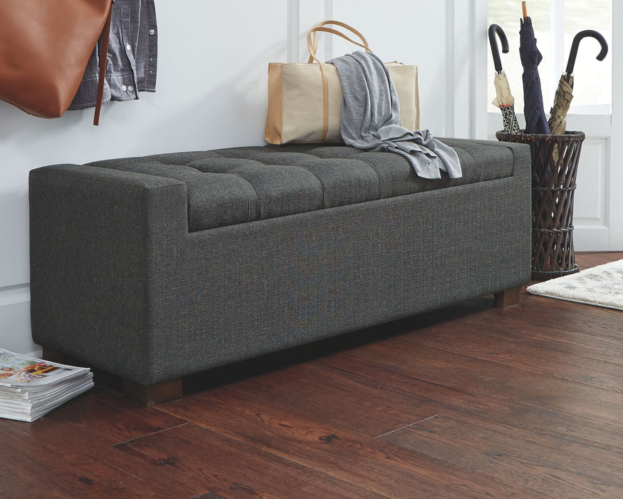 Cortwell - Gray - Storage Bench