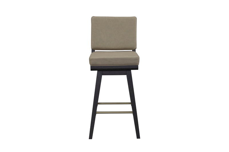 Elure - Leather Swivel Counter Sool (Set of 2)