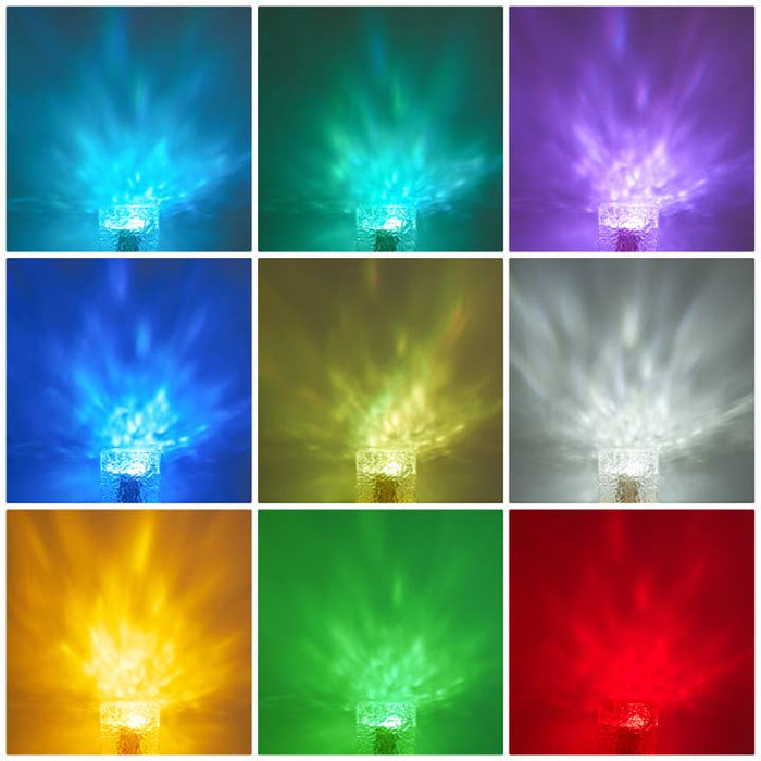 16 Color-Changing Water Ripple Table Lamp Night Light