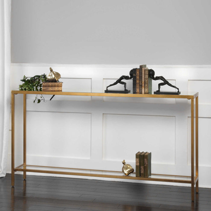 Hayley - Console Table - Gold