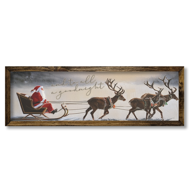 TIMBERLAND FRAME TO ALL A GOODNIGHT SANTA SLEIGH