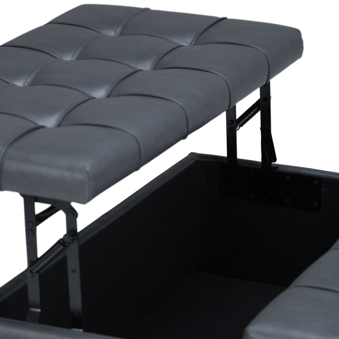 Harrison - Upholstered Coffee Table Storage Ottoman