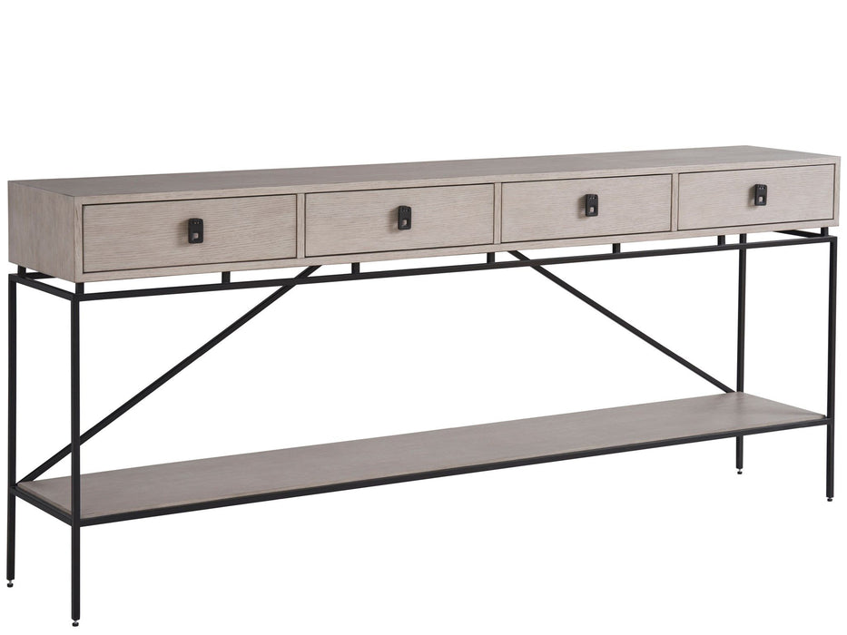 Coalesce - Barber Console - Pearl Silver