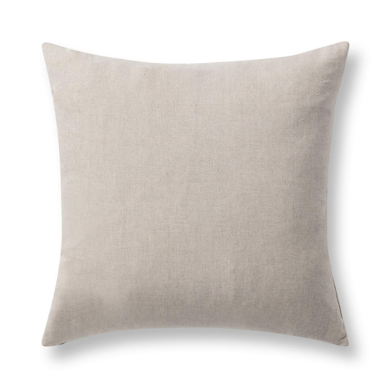 Nisha - 22" x 22" Accent Pillow - Natural / Ivory