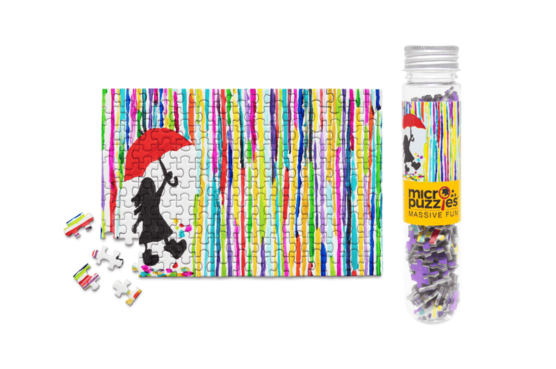 Rainbow Rain MicroPuzzle - Mini Jigsaw Puzzle