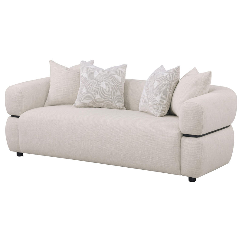 Ramsay - Round Arm Sofa - Beige