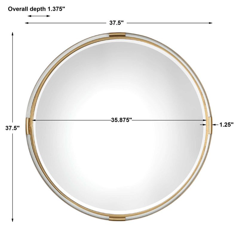 Mackai - Round Mirror - Gold