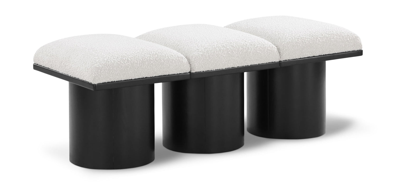 Pavilion - 3 Piece Modular Bench With Black Base