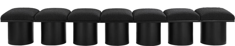 Pavilion - 7 Piece Modular Bench With Black Base