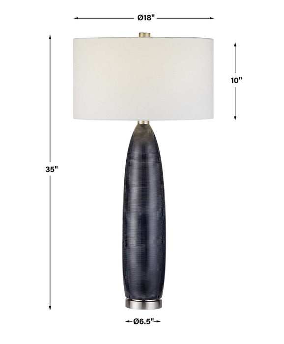 Cullen - Table Lamp - Gray Blue