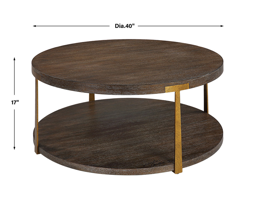 Palisade - Round Wood Coffee Table