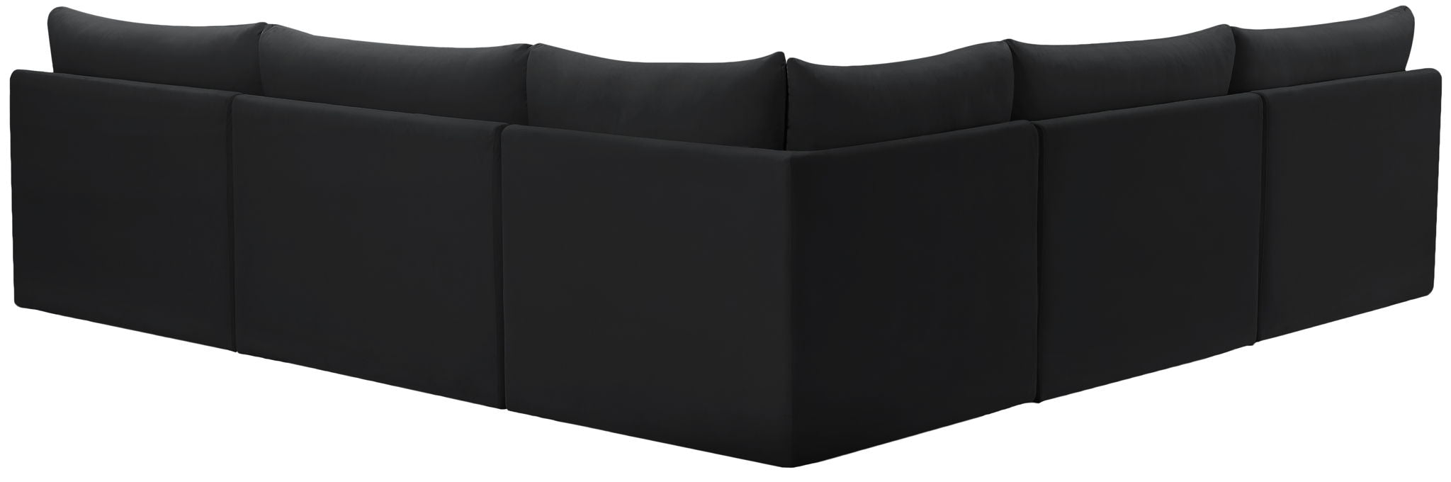 Jacob - Modular Corner Armless Sectional 5 Piece