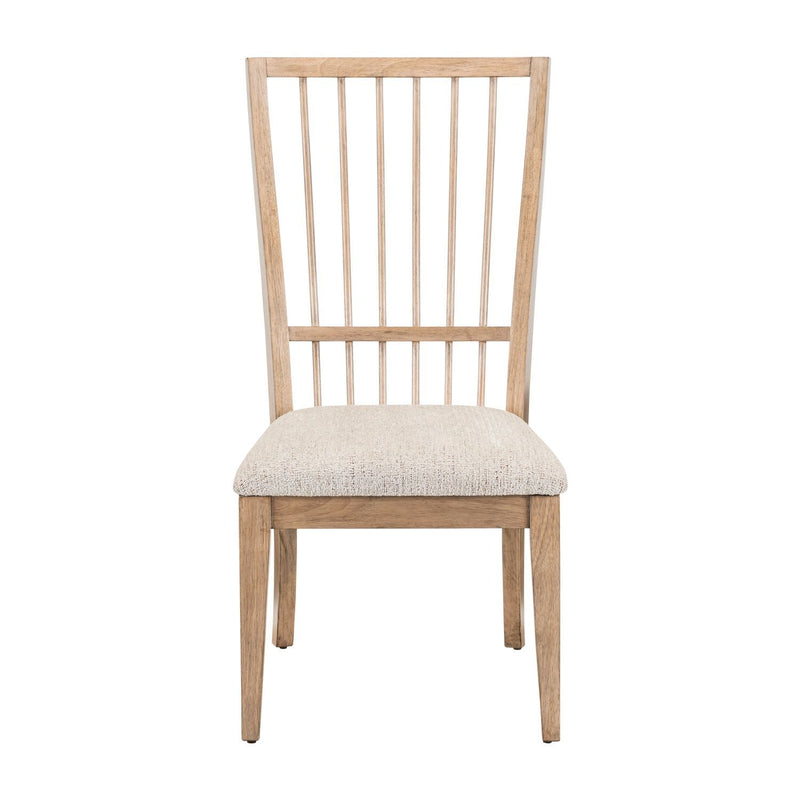 Haven Hills - Spindle Back Side Chair - Camel Beige