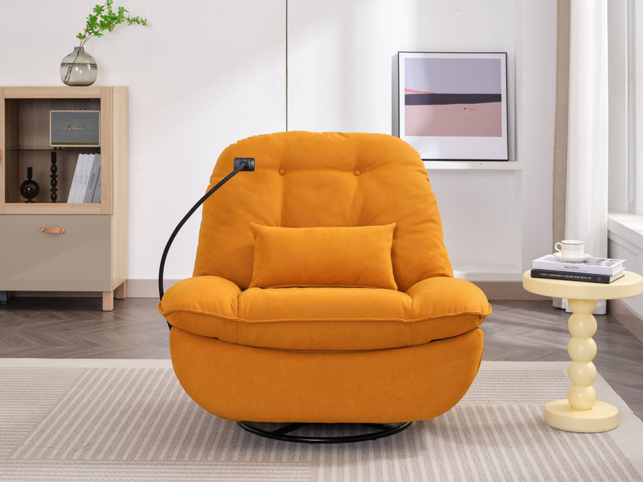Power Recliner Swivel Glider USB Charger With Bluetooth Music Player, Sleep, Working, Game And Leisure