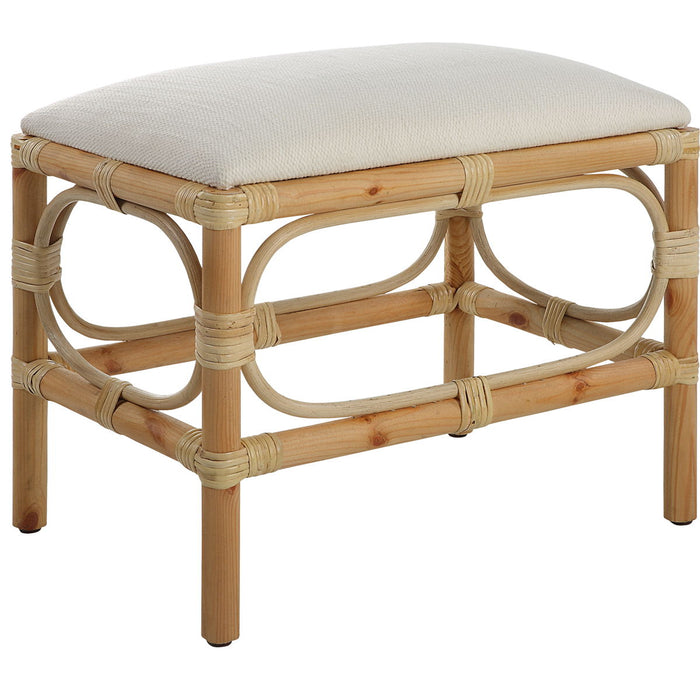 Laguna - Small Bench - White