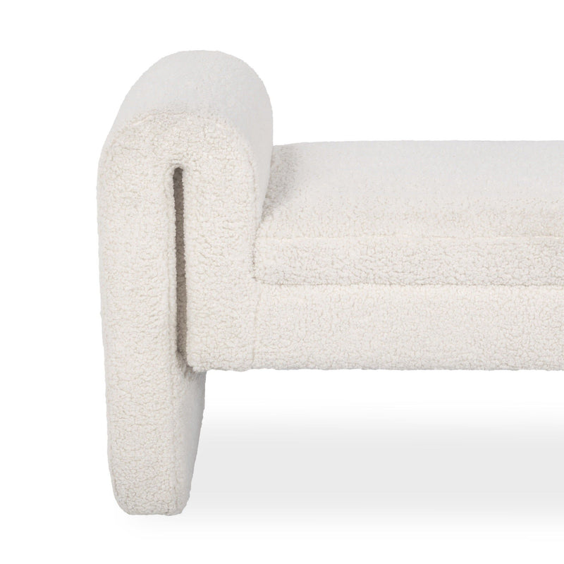 Ada - Bench - Ivory Fleece