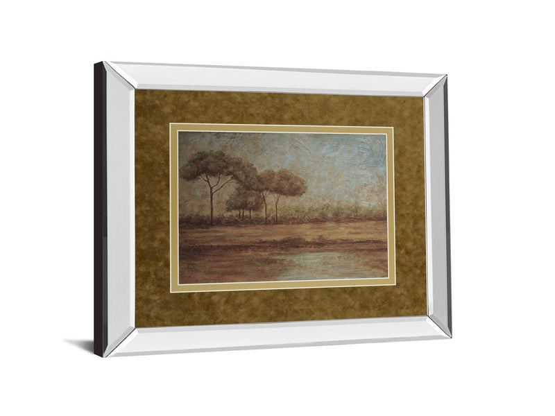 Woodland Sanctuary By Veronica Faust - Mirror Framed Print Wall Art - Light Brown