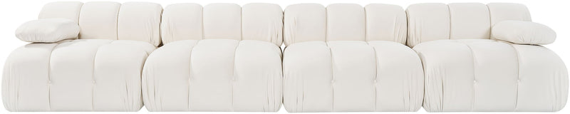 Orin - Velvet 4 Piece Modular Sofa