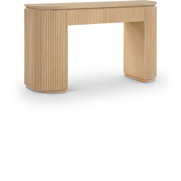 Astrid - Solid Wood And Oak Veneer Console Table