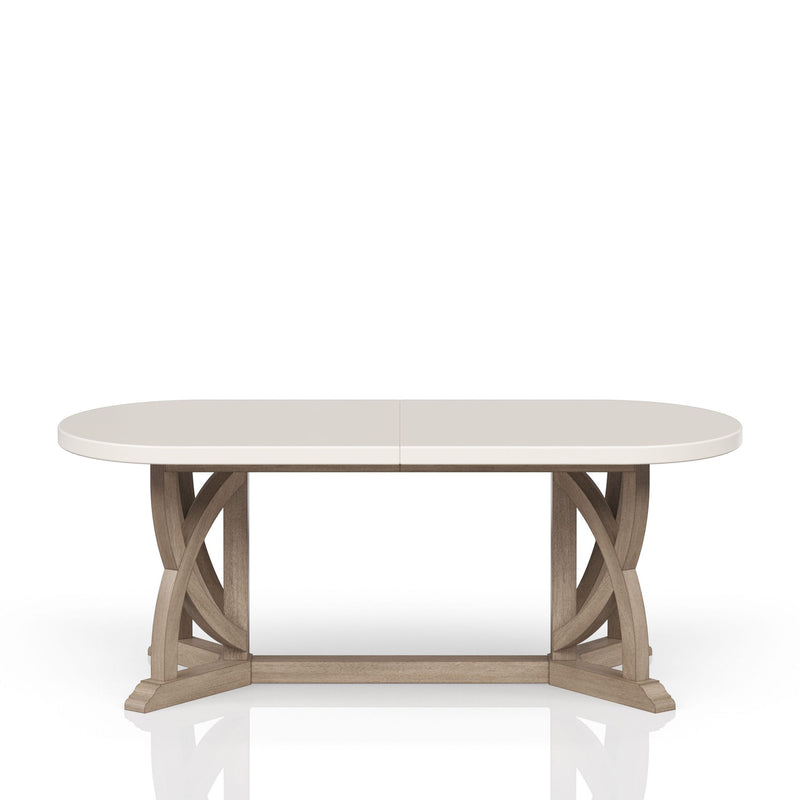 Citrus Heights - Trestle Table - Cement / Sand