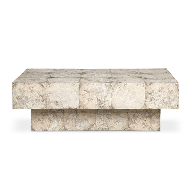 Kotoa - Bleached Coffee Table - White,Woodtone