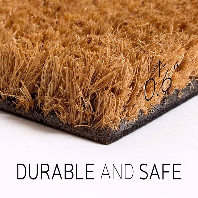 Natural Coco Coir Doormats Heavy Duty 18"x30"