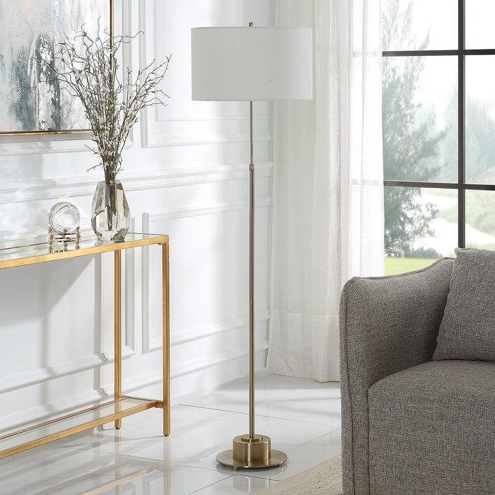 Prominence - Brass Floor Lamp